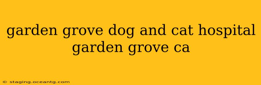 garden grove dog and cat hospital garden grove ca