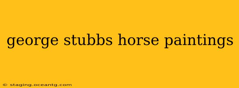 george stubbs horse paintings