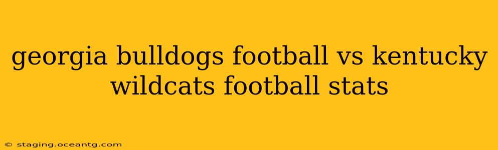 georgia bulldogs football vs kentucky wildcats football stats
