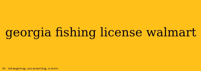 georgia fishing license walmart
