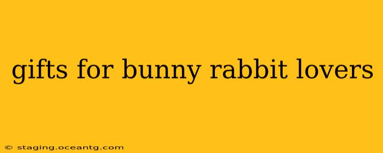 gifts for bunny rabbit lovers