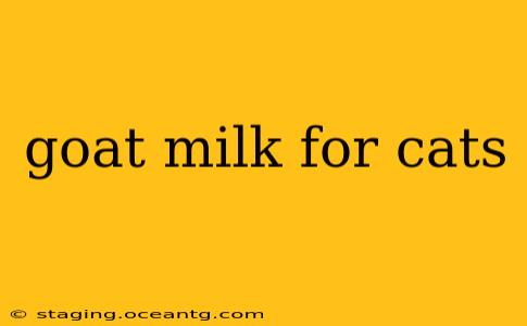 goat milk for cats