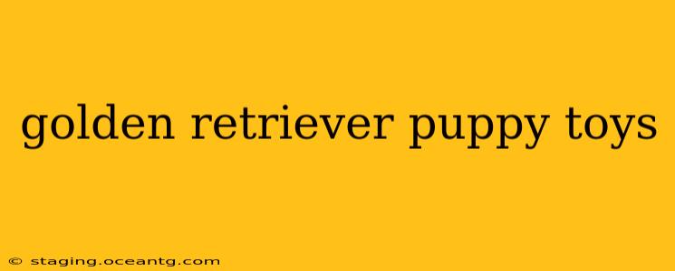 golden retriever puppy toys