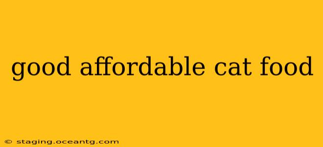 good affordable cat food
