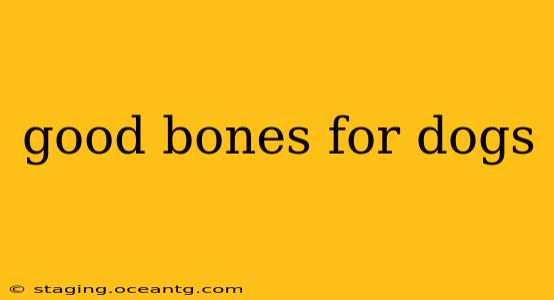 good bones for dogs