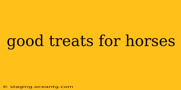 good treats for horses