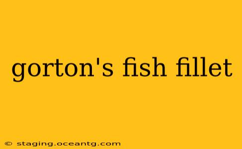 gorton's fish fillet