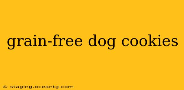 grain-free dog cookies