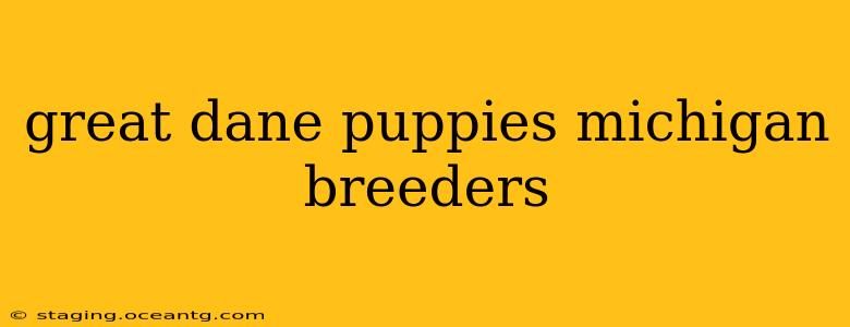 great dane puppies michigan breeders