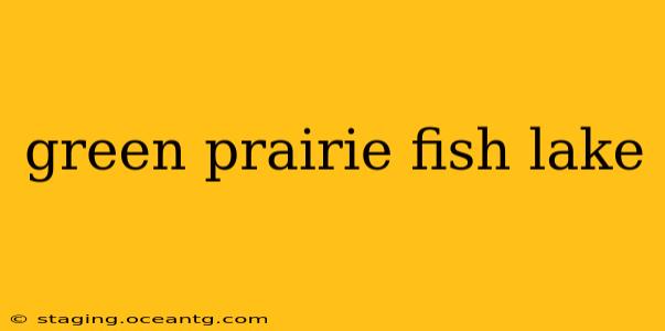 green prairie fish lake