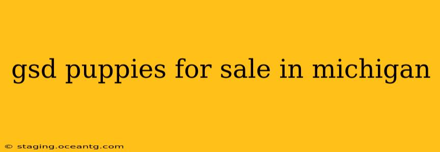 gsd puppies for sale in michigan