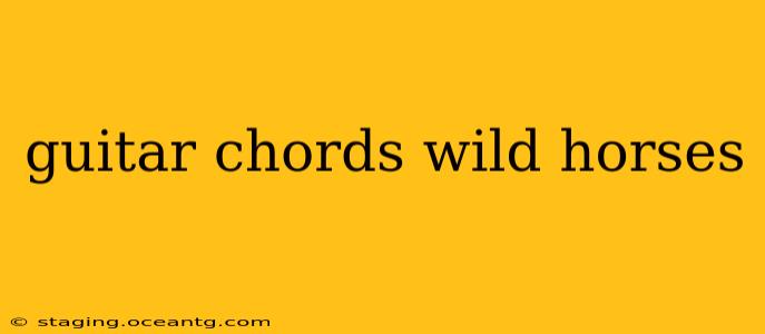guitar chords wild horses