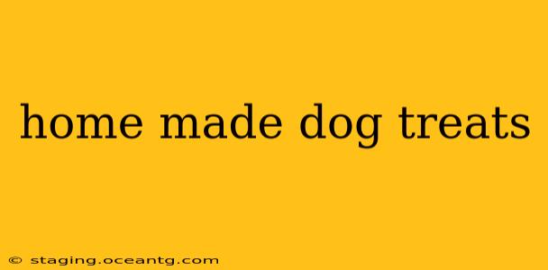home made dog treats