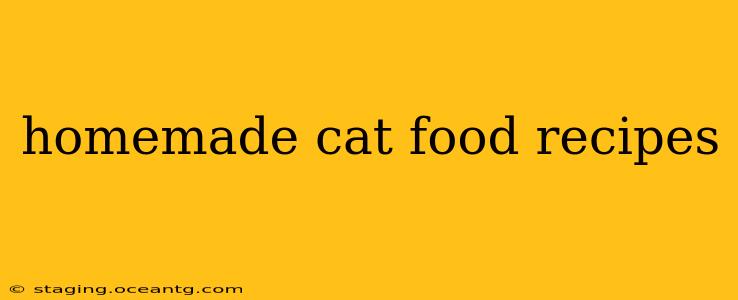homemade cat food recipes
