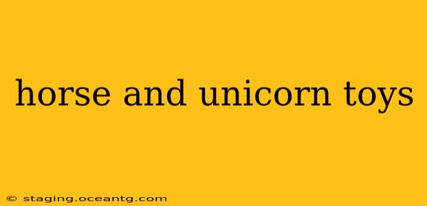 horse and unicorn toys