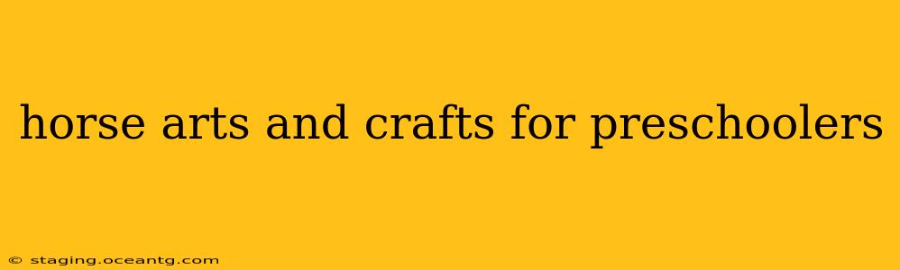 horse arts and crafts for preschoolers