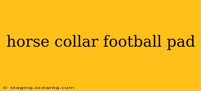 horse collar football pad
