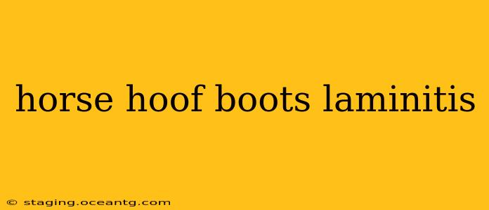 horse hoof boots laminitis