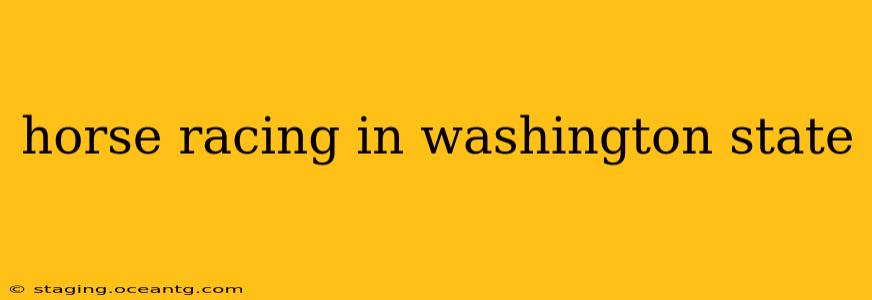 horse racing in washington state