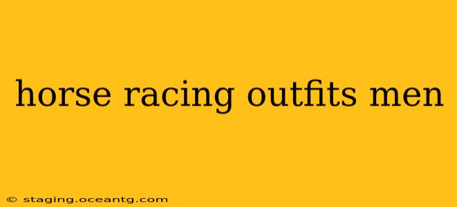 horse racing outfits men