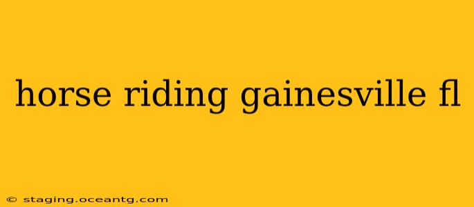 horse riding gainesville fl