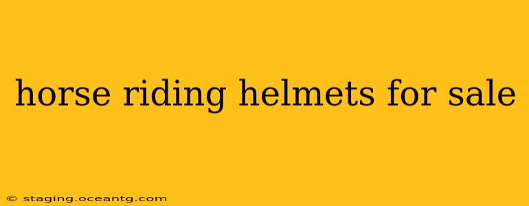 horse riding helmets for sale