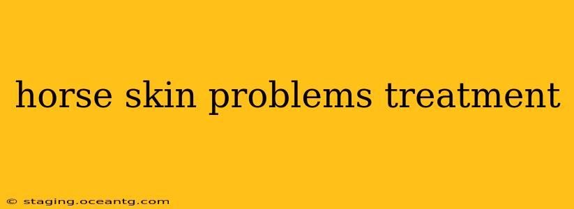 horse skin problems treatment