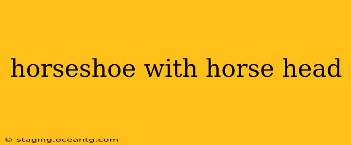horseshoe with horse head