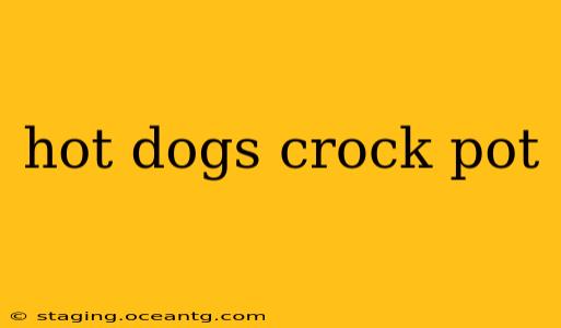 hot dogs crock pot