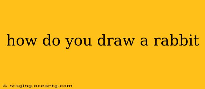 how do you draw a rabbit