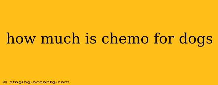 how much is chemo for dogs