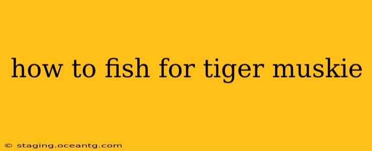 how to fish for tiger muskie
