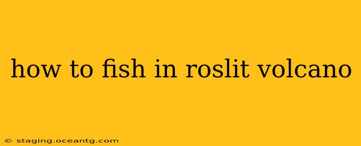 how to fish in roslit volcano