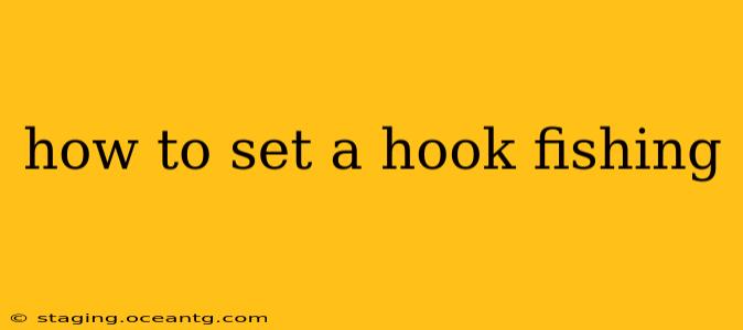 how to set a hook fishing