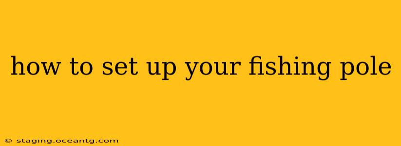 how to set up your fishing pole