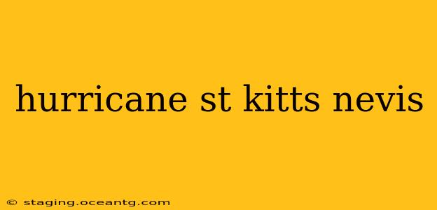 hurricane st kitts nevis
