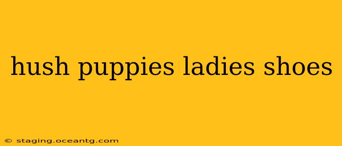 hush puppies ladies shoes