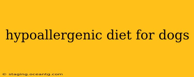 hypoallergenic diet for dogs