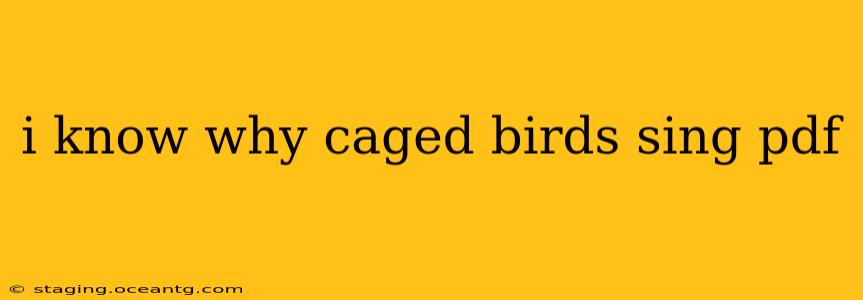 i know why caged birds sing pdf
