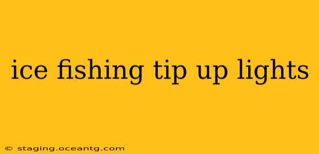 ice fishing tip up lights