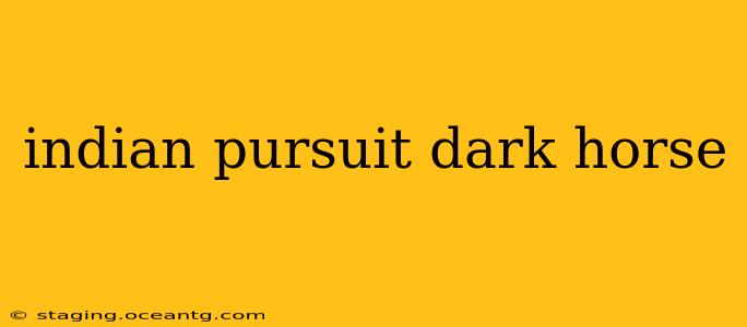 indian pursuit dark horse