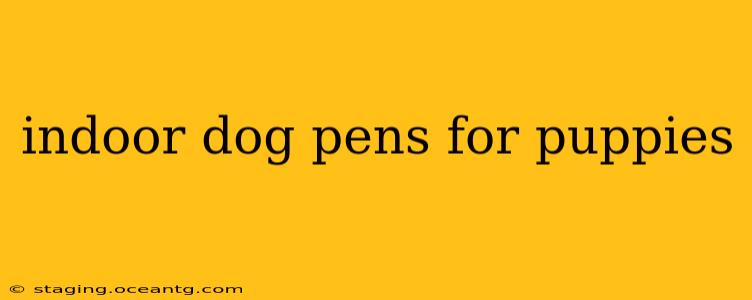indoor dog pens for puppies