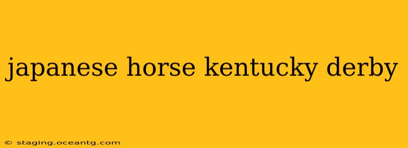 japanese horse kentucky derby
