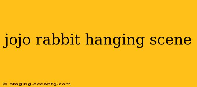 jojo rabbit hanging scene