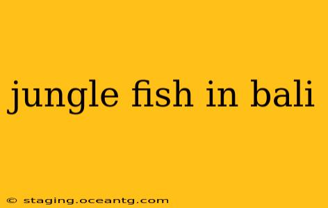 jungle fish in bali