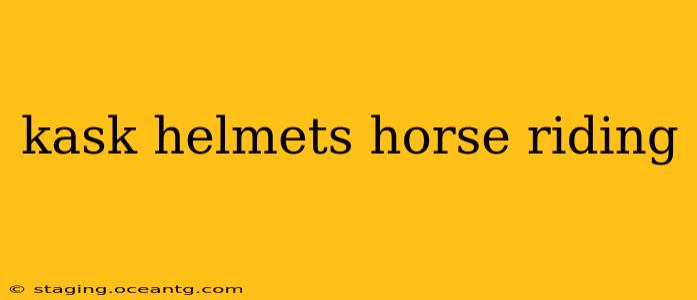 kask helmets horse riding