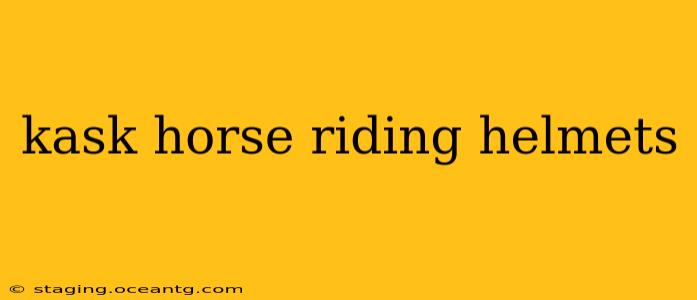 kask horse riding helmets