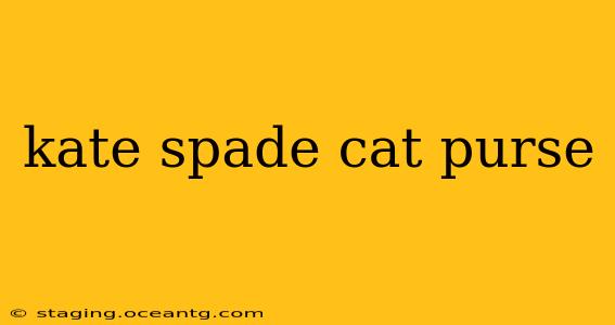 kate spade cat purse