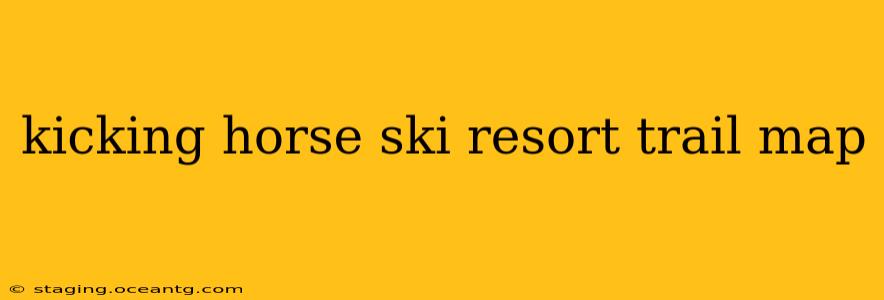kicking horse ski resort trail map