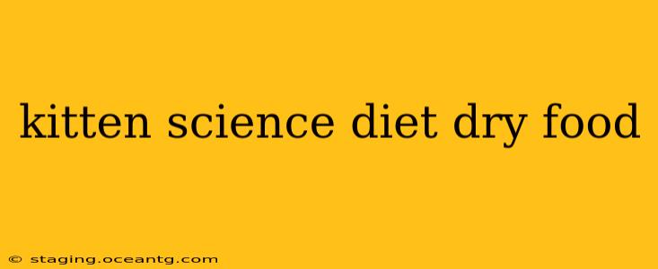 kitten science diet dry food